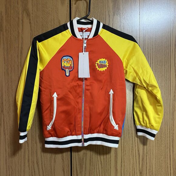 NWT Stella McCartney Kids 8 Year Embroidered Bomber Jacket